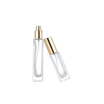 Hot sale 5ml 10ml empty atomizer square spray perfume bottle