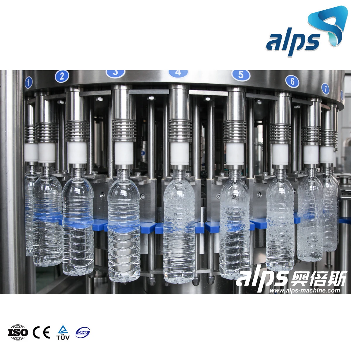 Factory Price Washing Bottling Labeling Capping Packing Machinery Drinking Mineral Pure Water Bottle Filling Machine 3in1 Sale