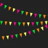 3 meters 6.5cm pennant paper string