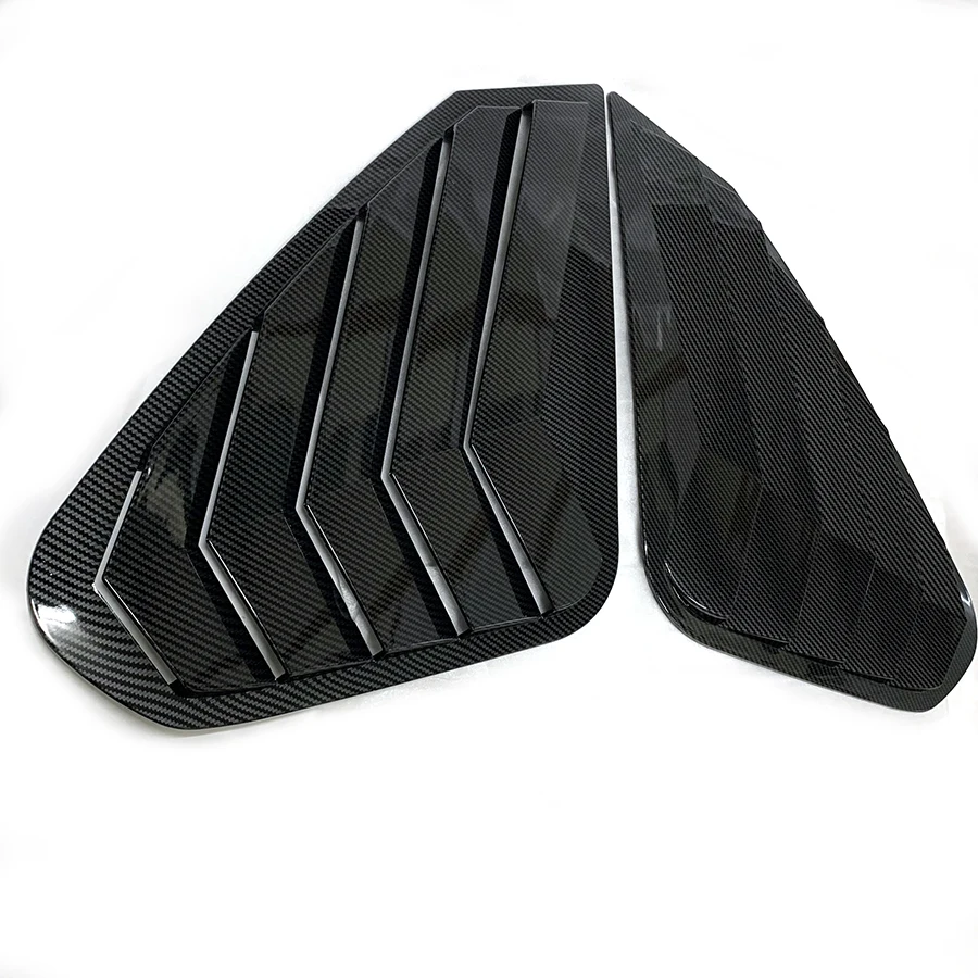 product tiypeor car window cover for toyota rav4 2020   2023 exterior rear side window louver black  auto car accessories 2021 2022-9