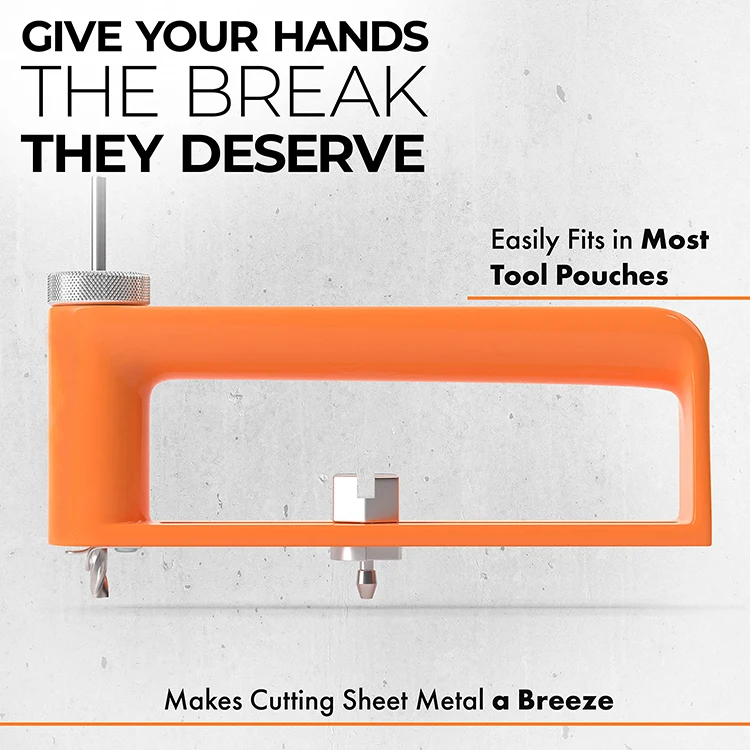 Stainless Steel Adjustable Hole Cutter For Metal Duct Hvac Ductwork