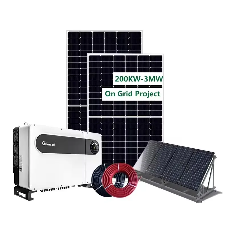 Solar Power System 500KW-10MW Solar Panels on Grid Solar System Hybrid 10MW On-Grid Power Station with MPPT Controller