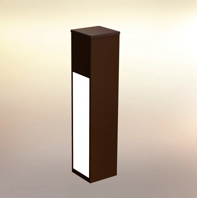 Solar CNC Weathering Steel LED Decorative Lamp Frame