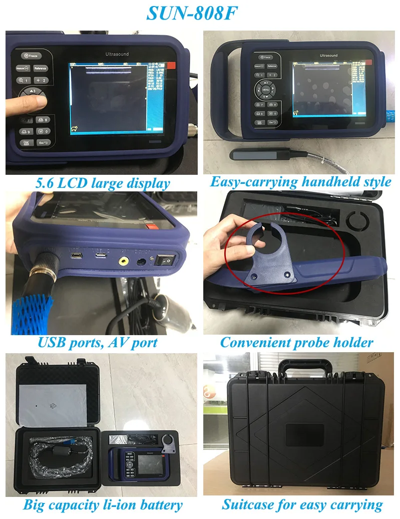 Mobile Handheld Vet Ultrasound Machine Veterinary Ultrasound Ultrasonido Portatil