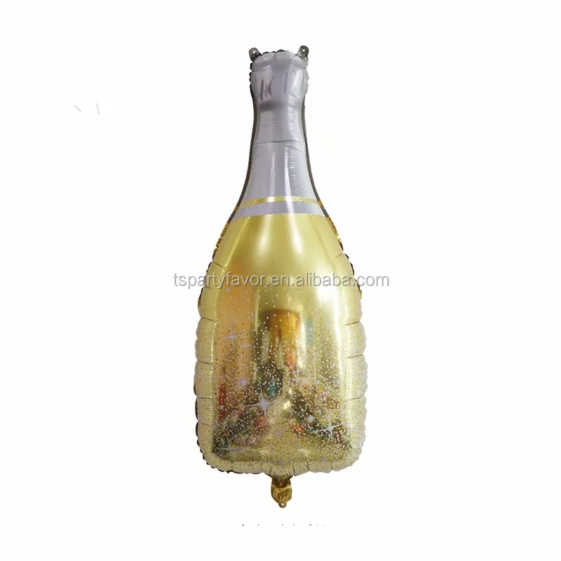 Nouveaux Arrivants Champagne Cognac Bouteille De Vin Ballon Pour Fiancailles Mariage Decoration De Fete Joyeux Anniversaire Buy Beau Ballon De Mylar De Feuille De Bouteille De Conception Usine De Ballon De Bouteille De Prix