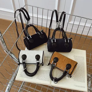 Vintage Brand Design PU Leather Women's Small Hobo Crossbody Shoulder Bag with Zipper Closure Chains 2026 New Fashion Clutch