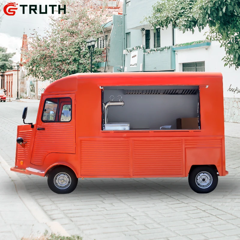 Small Vans Hot Dog Food Cart Mobile Catering Solutions