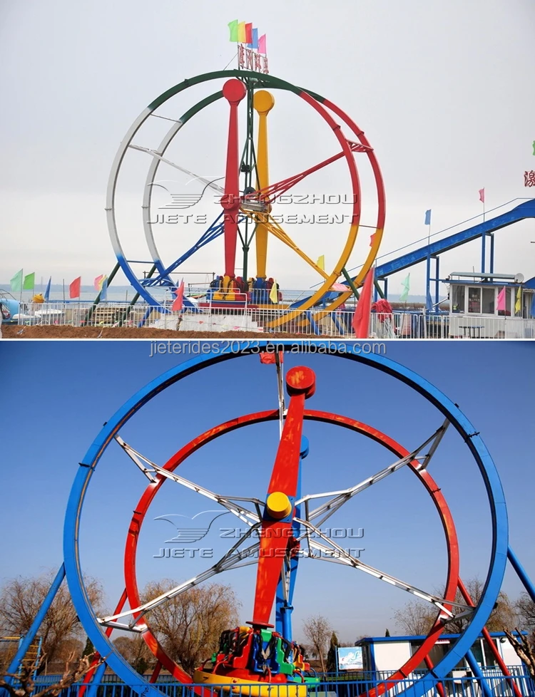 Outdoor Theme Funfair Thrilling Game City Park Ferris Wheel Ring