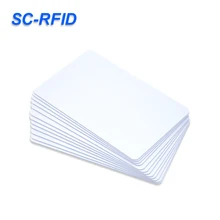 Wholesale 13.56Mhz induction blank card M 1K attendance card F08 PVC RF card Support custom printing