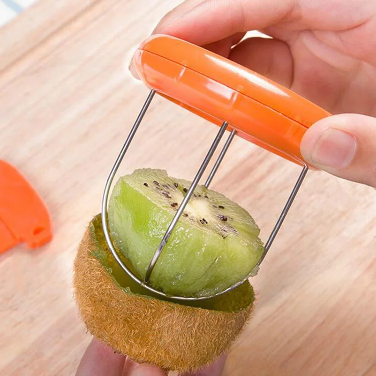 Right Products Creative Kiwi Cutter Vegetable Slicer Fruit Peeler