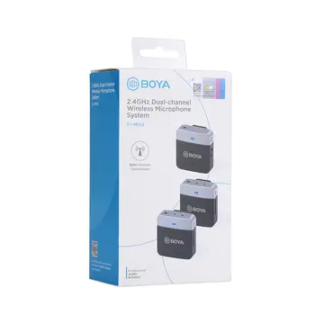 BOYA BY-M1V/V2 Wireless Microphone for Camera Smartphone Computer and Recording Device With Noise Reduction detail image