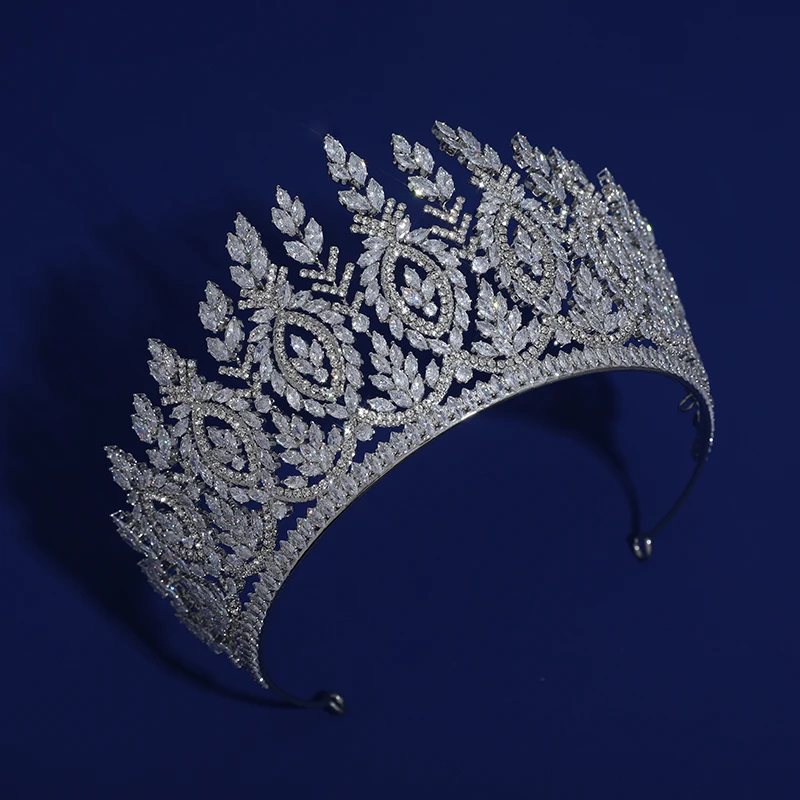 Свадебные тиары для невесты, корона для девочек, роскошные циркониевые короны