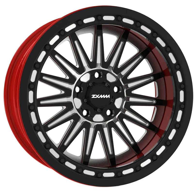 15 17 18 Inch Atv Utv 4x4 Beadlock Rim 5x114.3 5x139.7 6x139.7 5x130 5x120 Forged Wheels