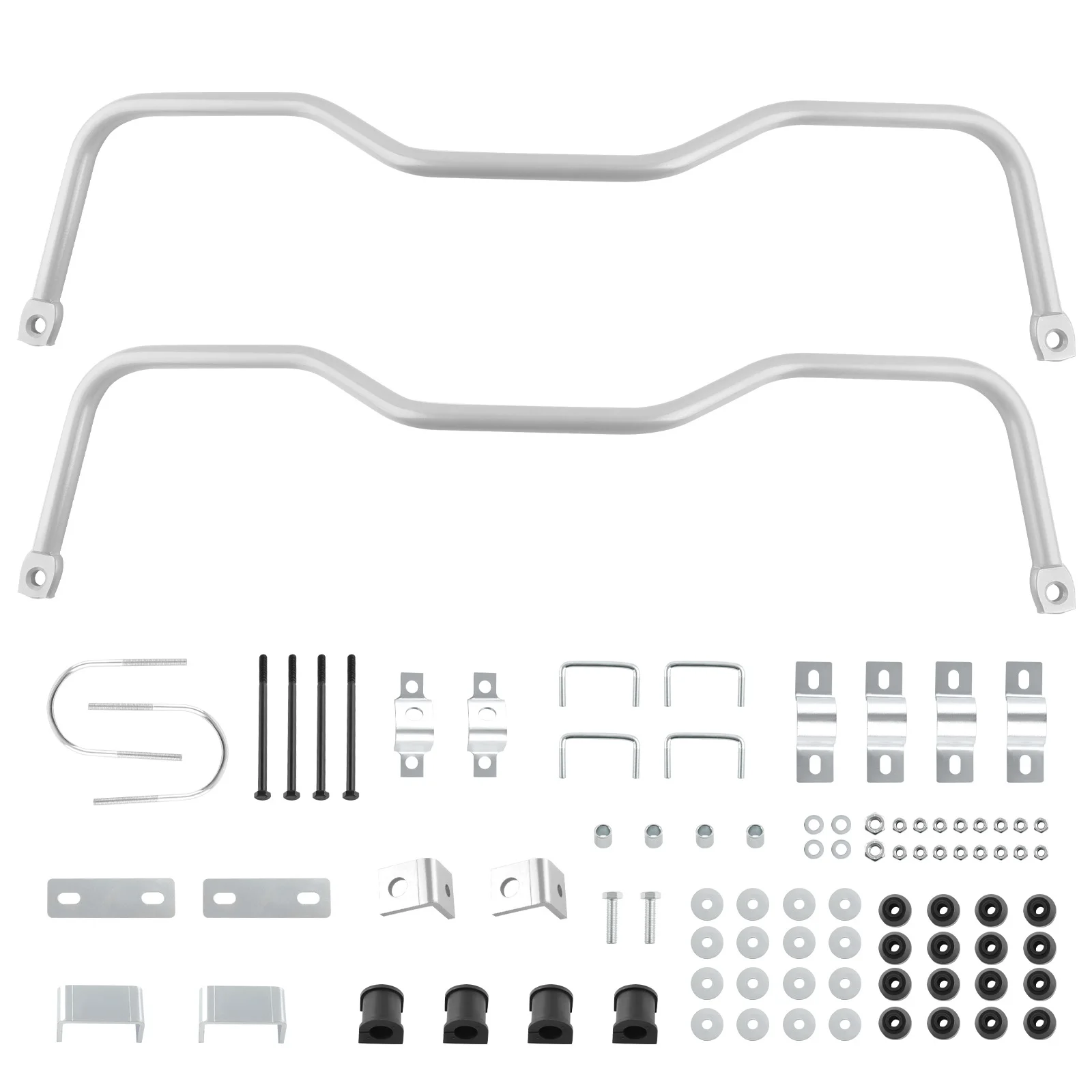 Front and Rear Sway Bars  Linkage Kit for Chevy Car Bel Air Nomad 1955 56
