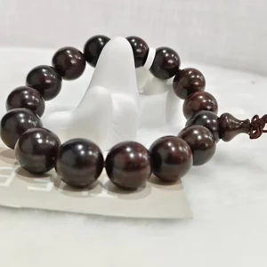 Fashion Best Quality Black Sandalwood Bead Bracelet Men's and Women's Fashion Party Accessories