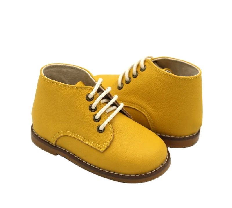 Ботильоны на резиновой подошве; Изящные резиновые сапоги из-для детей школьного возраста, с жесткой подошвой из натуральной кожи; Замшевые сапоги из натуральной кожи с детские сапоги