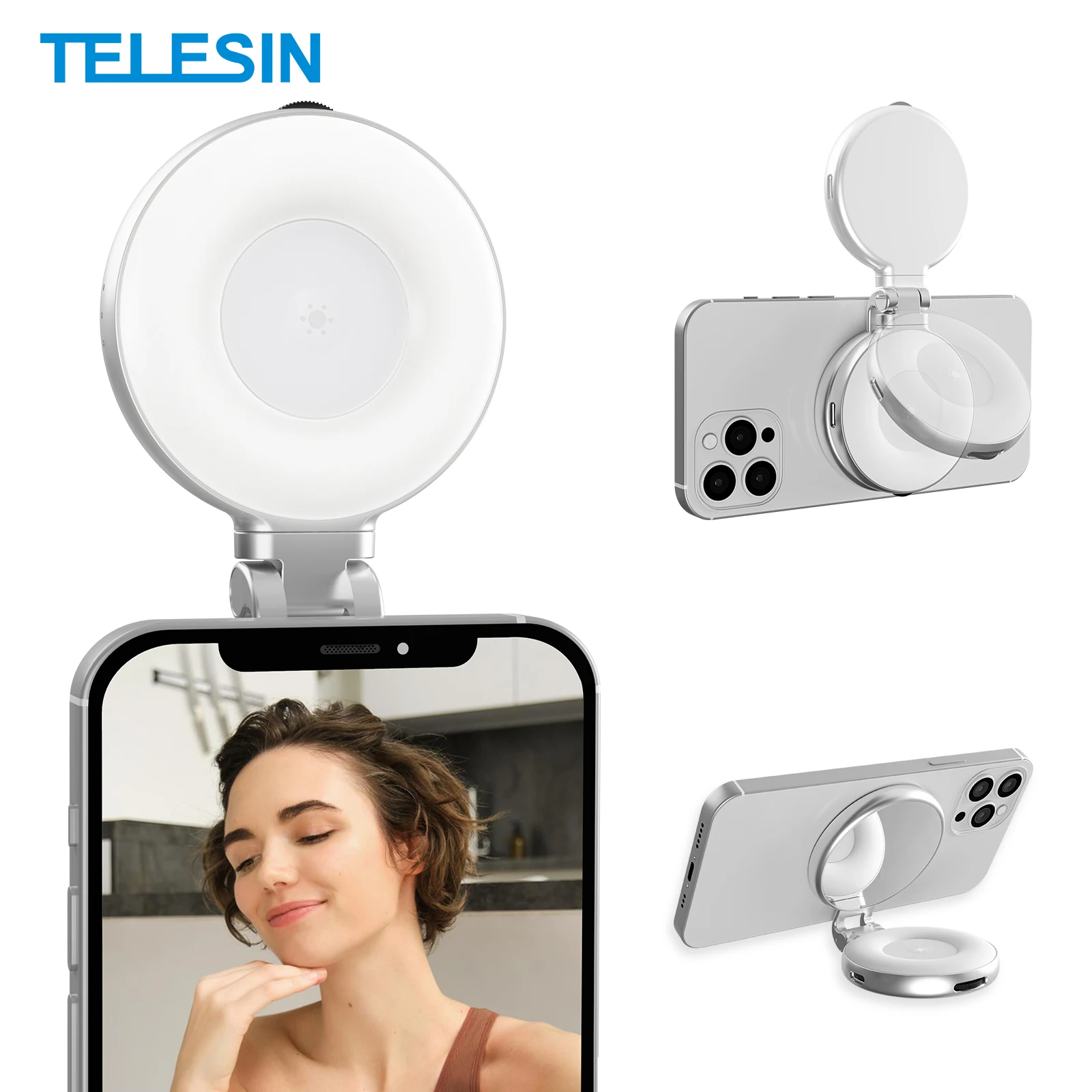 Selfie Ring Light,Portable Phone Light For Selfies With Mirror - View #9
