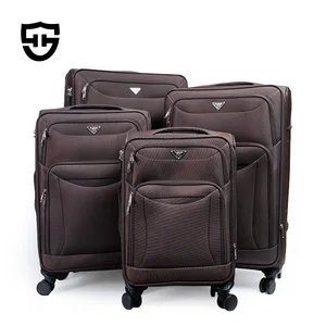 Custom Durable Oxford Luggage Set Unisex Travel Business Carry-on Suitcase Sets 4 Pcs With Combination Lock