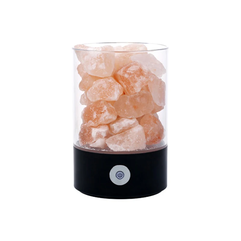 Holiday Gift Crystal Pink Rock Himalaya Salt Lamp for Office Home
