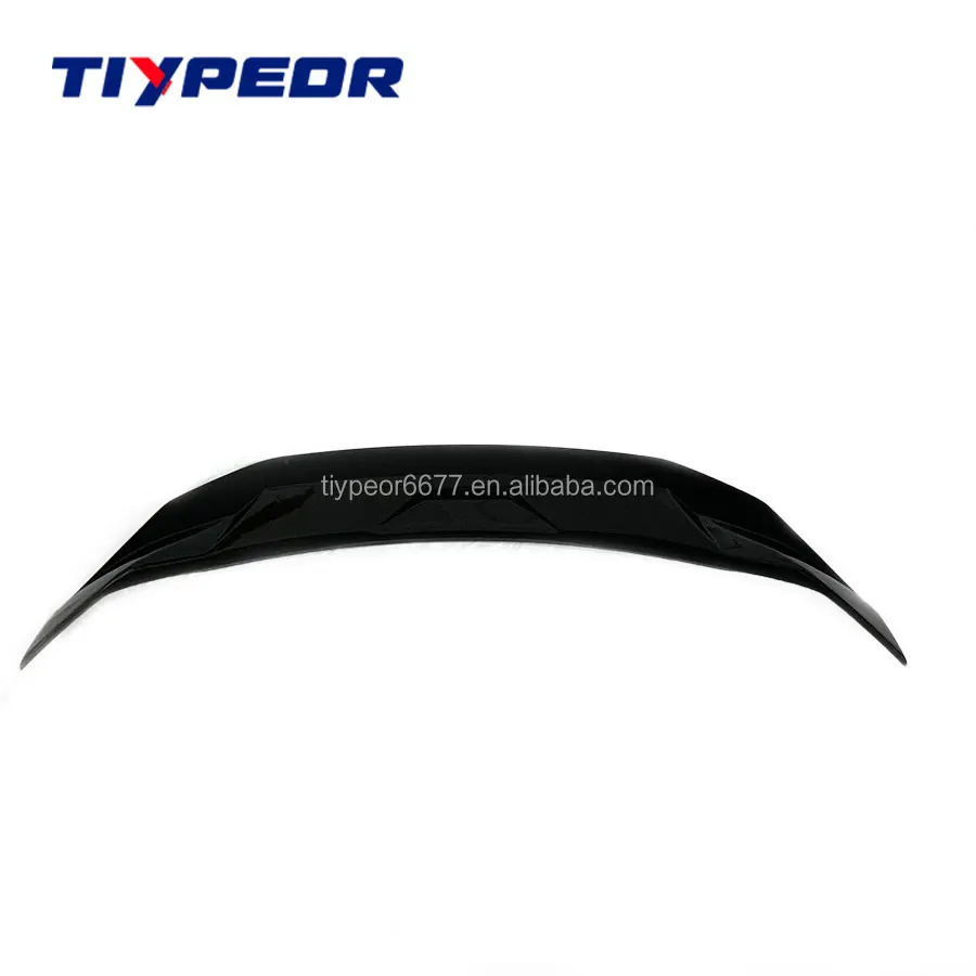 product car accessories fit for honda civic 10th gen 2016   2020 jdm plastic car exterior rear trunk lip wing spoiler cover trim-4