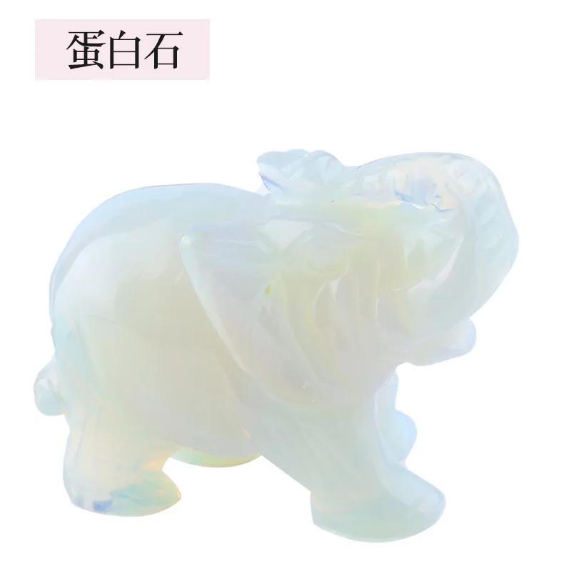 翡翠彫刻　象 翡翠 象 彫刻