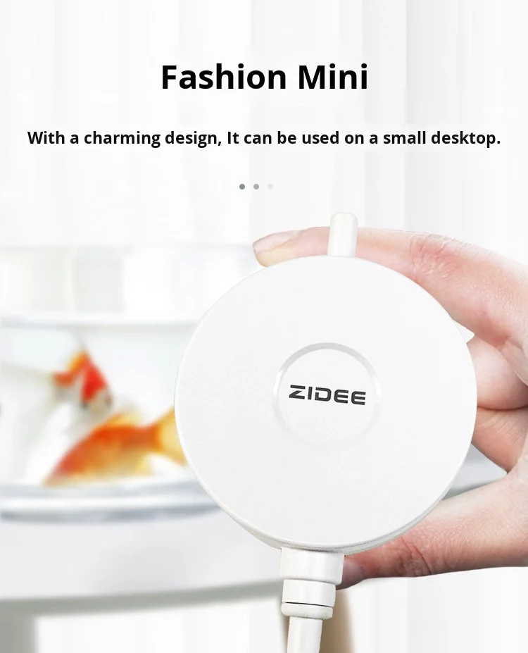 Tech Silent ZIDEE Piezo Aquarium Pump - USB Low Power Oxygenator/0dB Noise Lifespan Aerator/Fish Tank Bubbler Accessories product detail 3