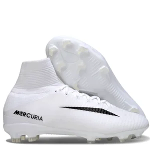 Putian High-Top Feiwei Football Shoes for Students Middle School Soccer Boots with Broken Spikes TF Design for Autumn Season