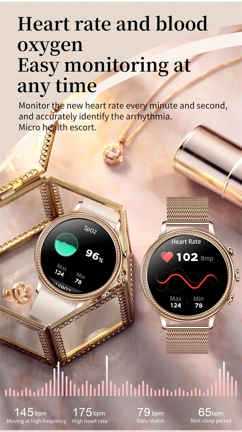 Woman Smartwatch V60 Heart Rate Monitor BT Call Music Player Sleep Monitor Smartwatches Woman (4).jpg