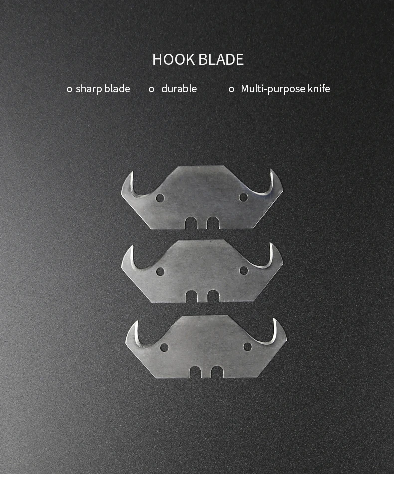 Best Roofing Hook Blades Sharp Stainless Steel Hook Blade For Multi