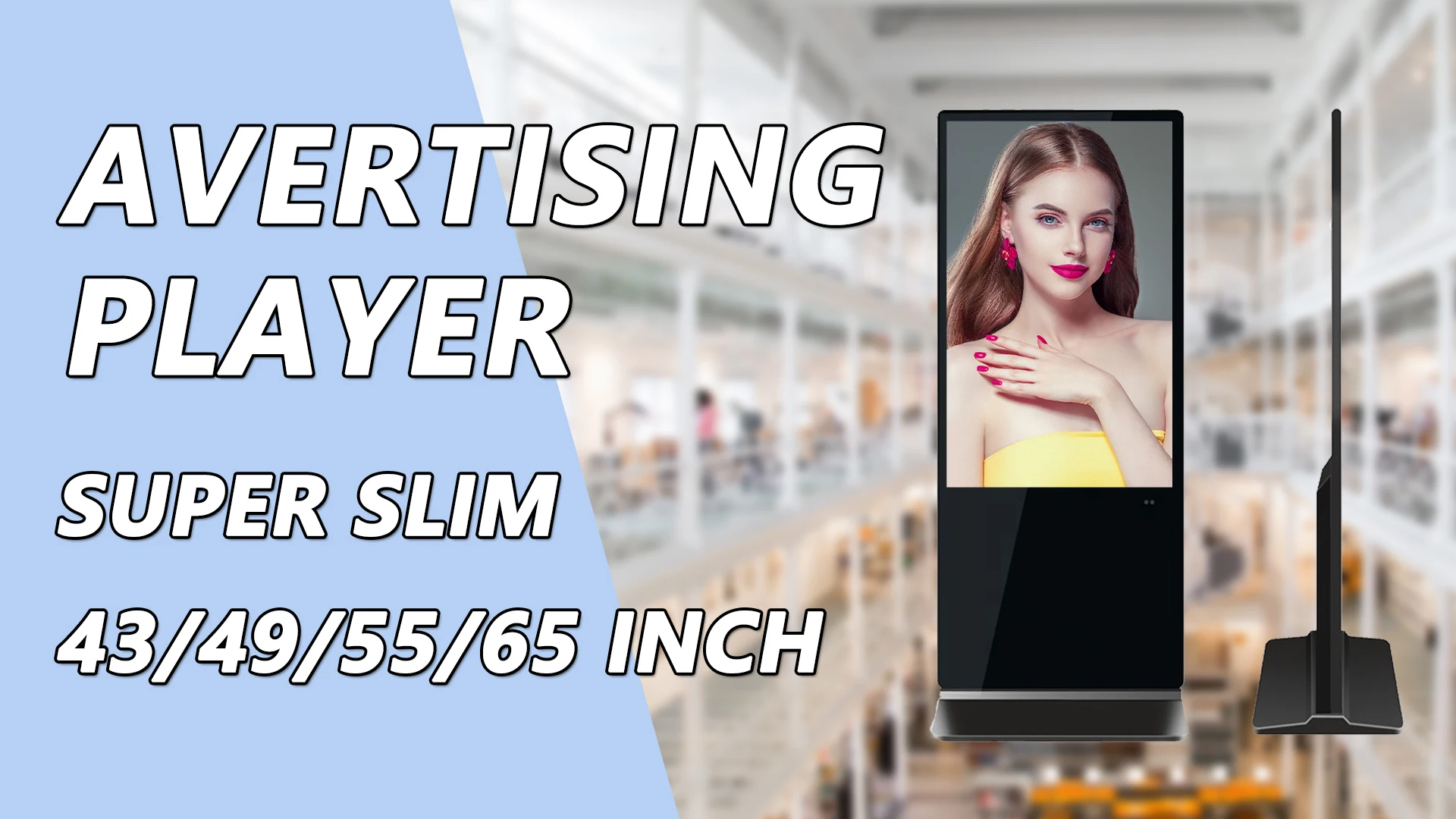 Android System Touch Screen Digital Signage Kiosk 55 Inch Floor Standing Lcd Advertising Player