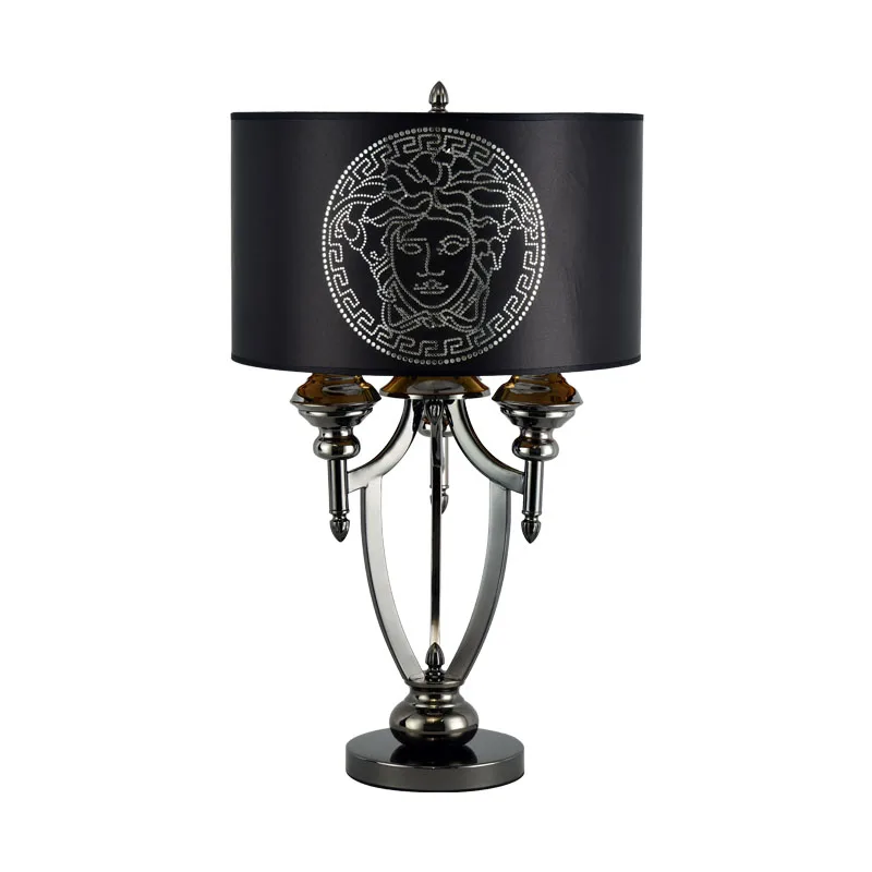 Factory Italian design high-end metal table lamps black desk lamp for living room or bedroom