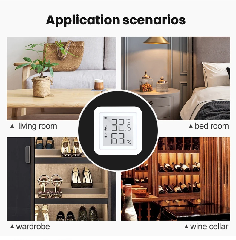 WiFi temperature sensor with display – SmartLife Scandinavia