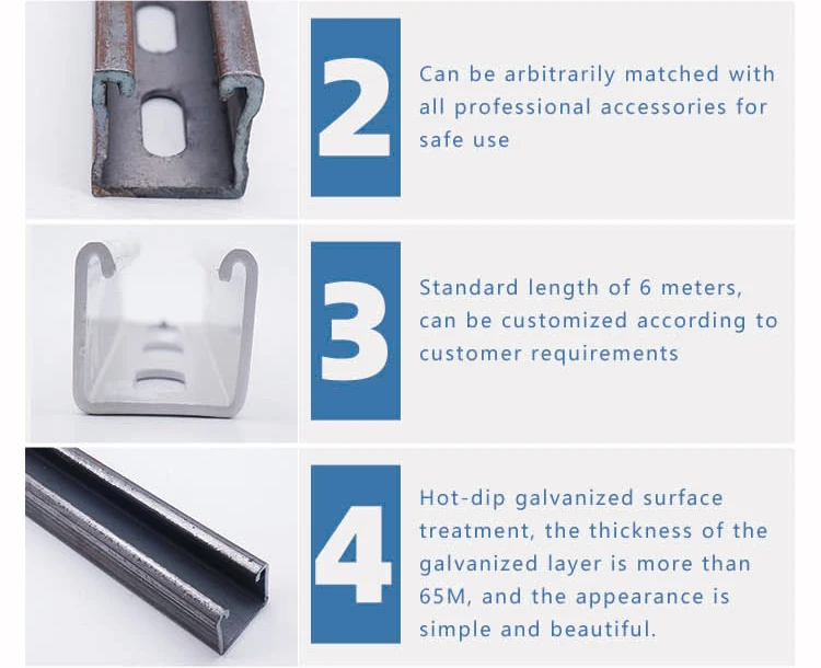 Unistrut Channel Price P1000 Half Slotted Strut Channel Unit Weight