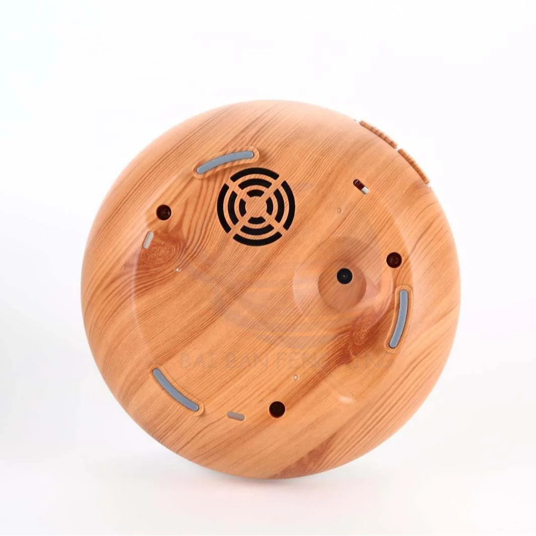 Air Diffuser Wood Grain Home Bedroom Hotel Ultrasonic Essential Oil Spray Humidifier Mute Fog Capacity Light 6
