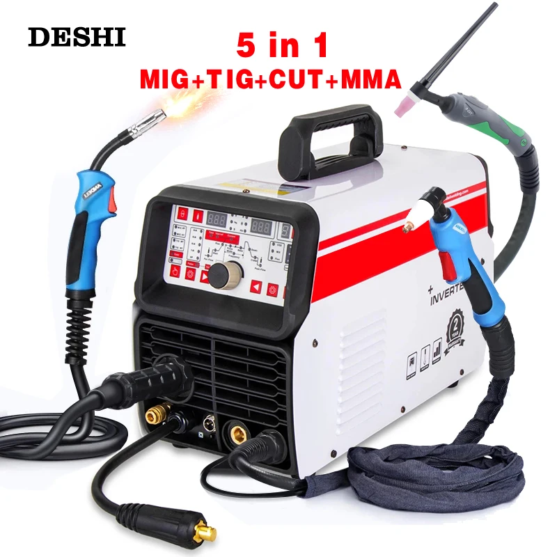 Smart Portable 4 In 1 Welding Machine Mig Tig Cut Mma And Flux Welding