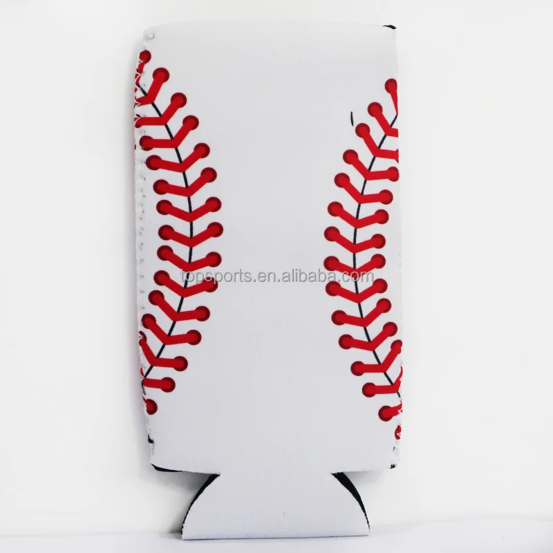 330ml Flag Printing Neoprene Slim Can Cooler Sleeve for Pepsi Red Bull Budweiser