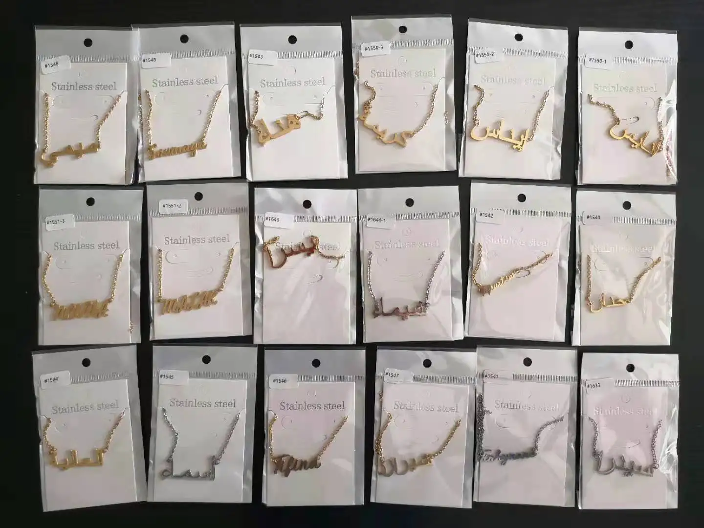 Fast Shipping Letter Necklace 
