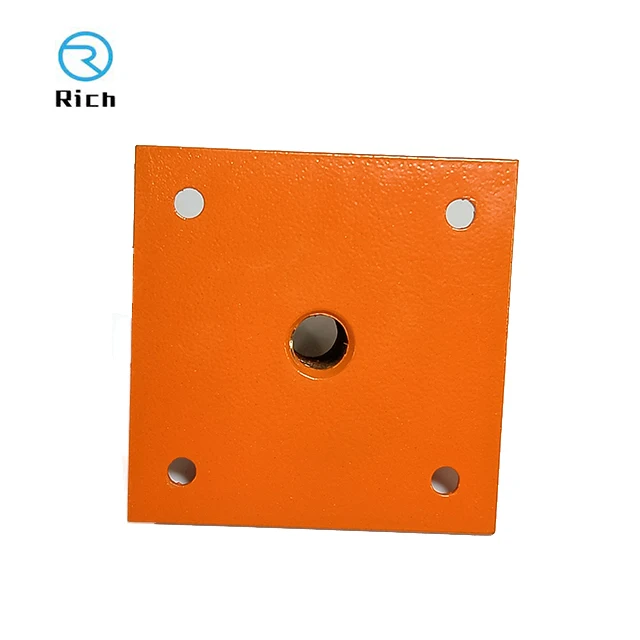 Steel Nut Plates M10  Rectangular-T Nuts Orange Powder Coated M10 M12 M16 Threaded Weld Plates