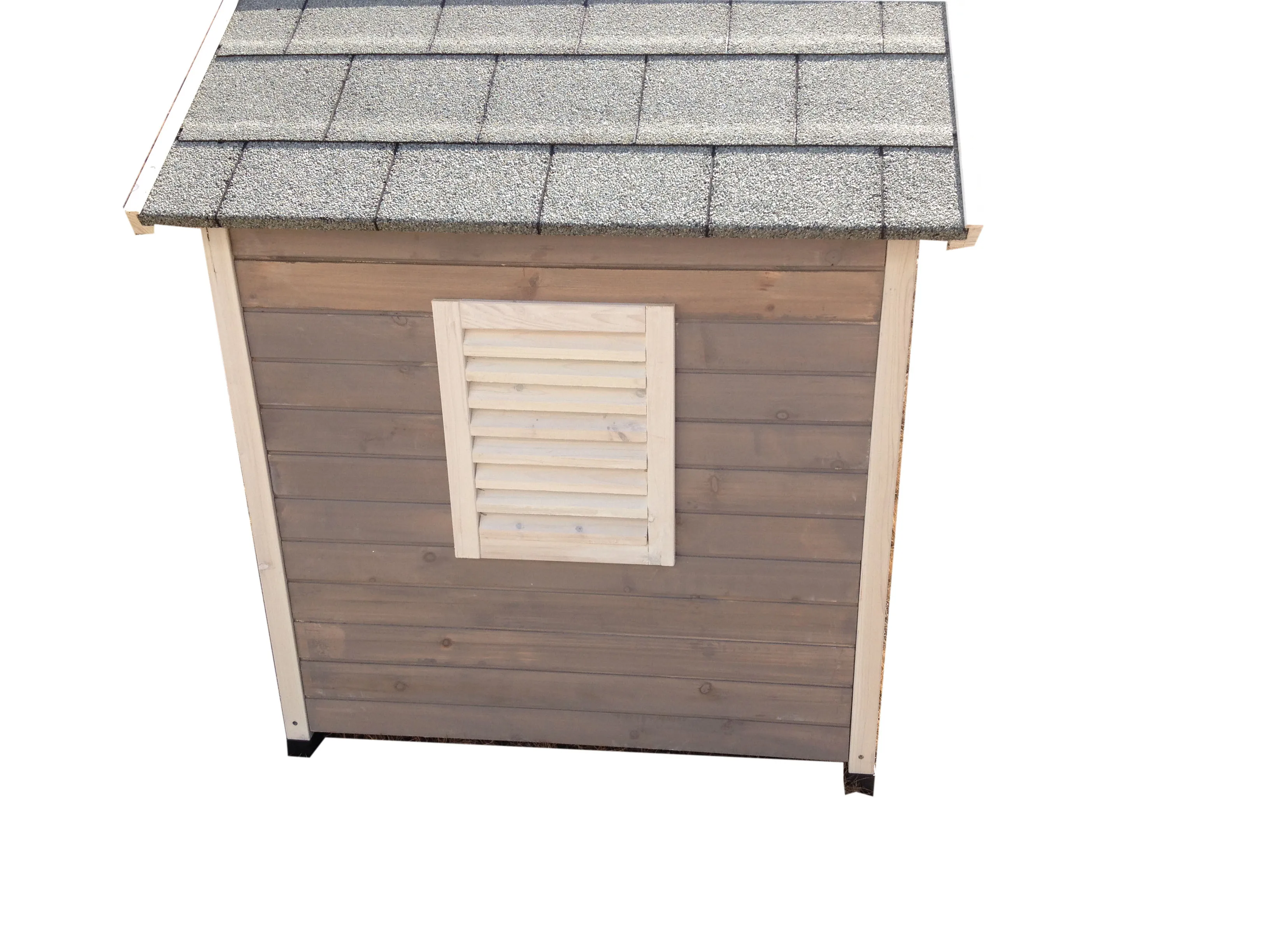 Factory Handmade Modular Custom Fancy Removable Roof Pet Cage Shelter Wooden Indoor Dog Houses Cat Kennel Reddish Brown Roof