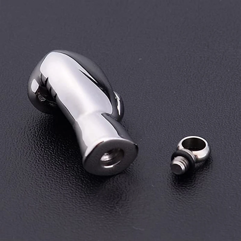 Cremation Jewelry for Ashes Stainless Steel Boxing Mitten Memorial Ash Pendant Urns Necklace Keepsake Gift for Women Men