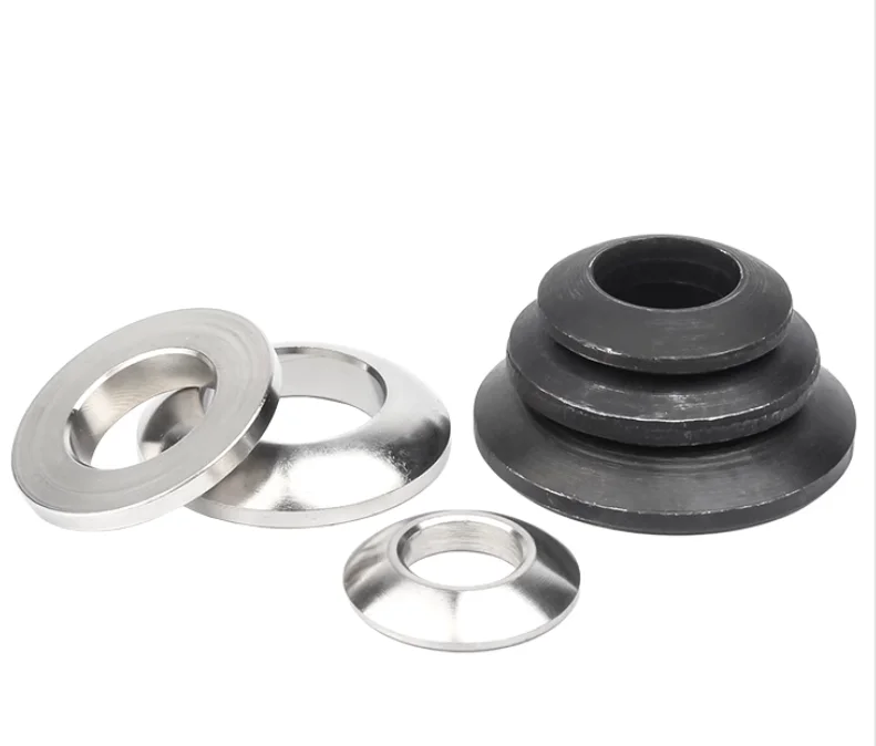 product custom made precision m4 m5 m6 m8 m10 countersunk load spreading metal aluminum arandela washer cup cone washer-64