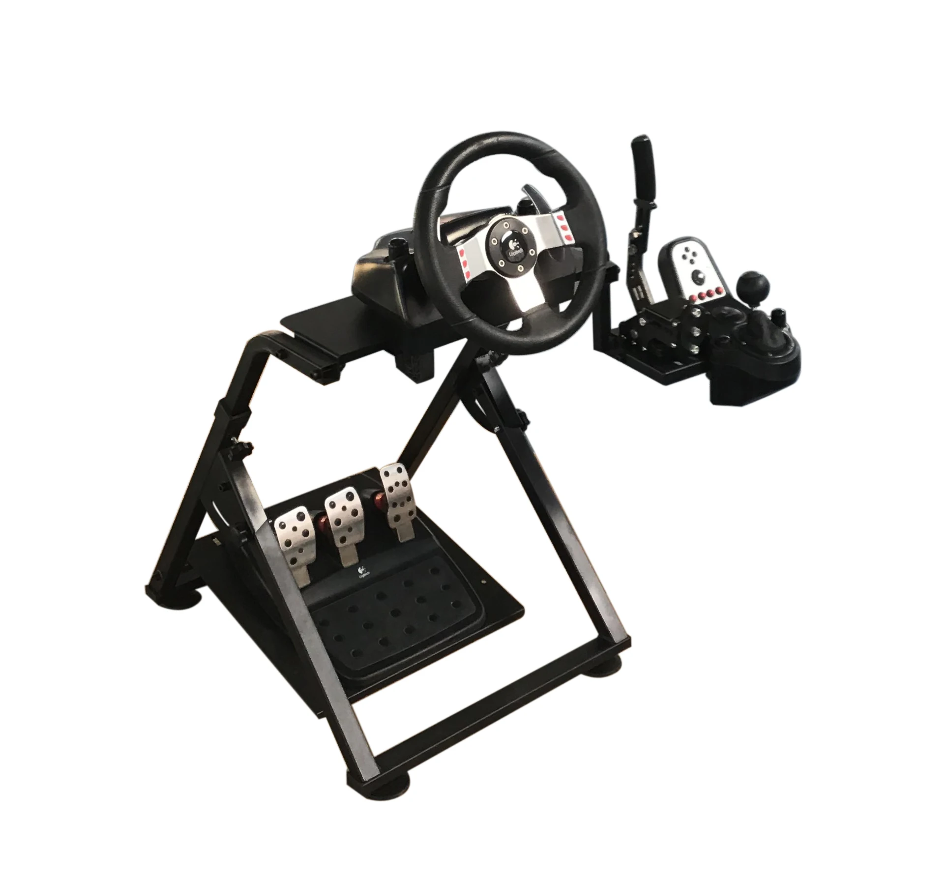 Racing Steering Wheel Stand For Pc Usb Handbrake Logitech G25/g27/g29 ...