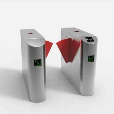 Highly Secure Access Control Security Solutions School Guard Glass Aluminum Gates Speedstile Turnstile