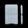 Transparent Card insertion, double-sided suction cup, logo