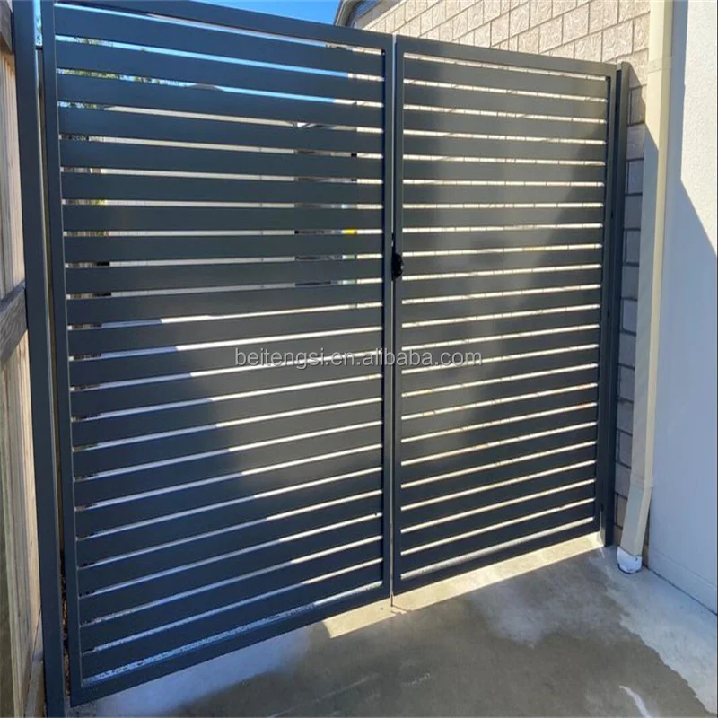Modern Metal Aluminium Driveway Main Front Gates Design House Automatic