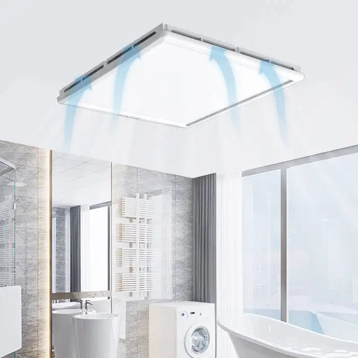JINLING 2 in 1 Ceiling Duct Pipe Tubular Bathroom Toilet Ventilation Fan Exhaust Fan With LED Lighting
