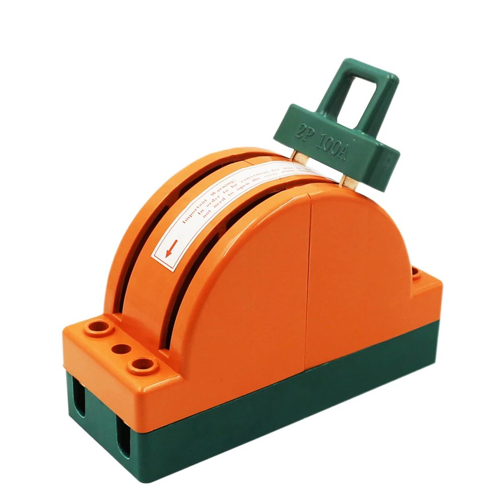 Manual Changeover Switch 2 Pole 100A  Double Throw Transfer Switch 220V Electrical Blade Knife Switch