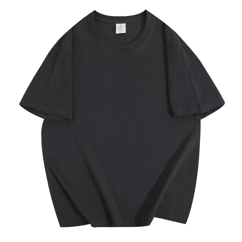 Drop Shoulder Blank 100 Cotton T-shirt 260g Streetwear Unisex Oversized Heavyweight Boxy Tee