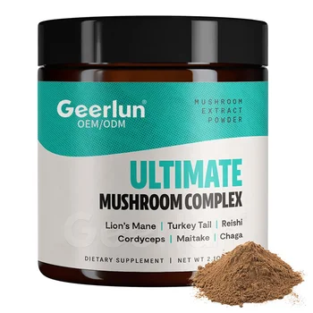 ODM Natural Nootropic Focus Mushroom Supplement Cognitive Function Booster Lion's Mane Extract Powder