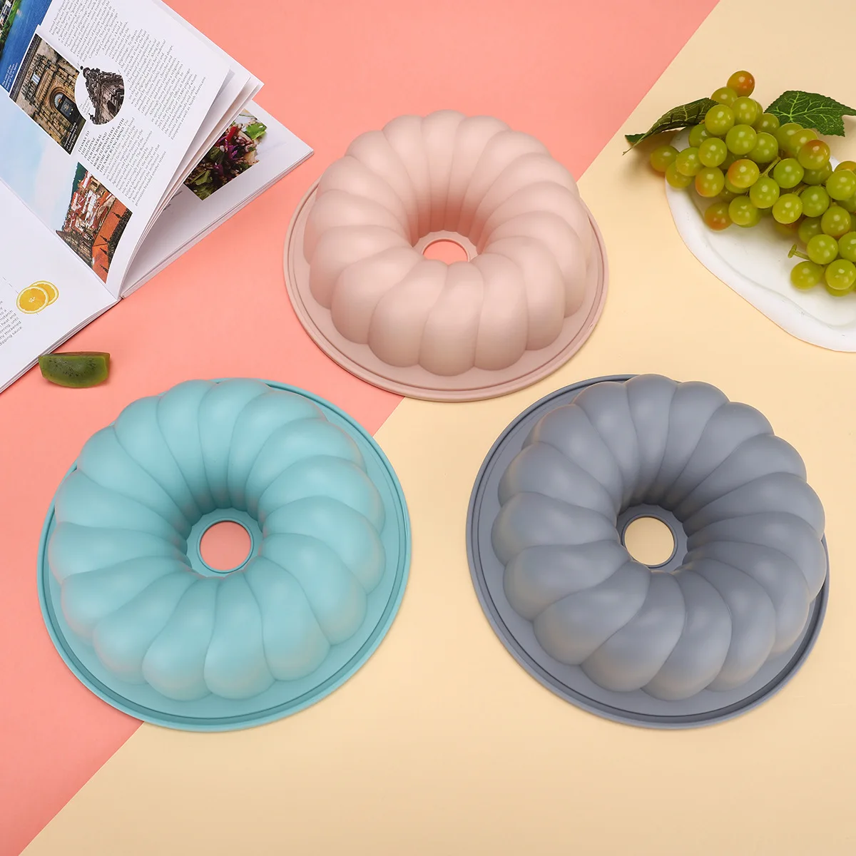 High Temperature Resistant Single-Hole Pumpkin Silicone Cake Mold DIY Handmade Baking Tools for Chocolate Pudding supplier